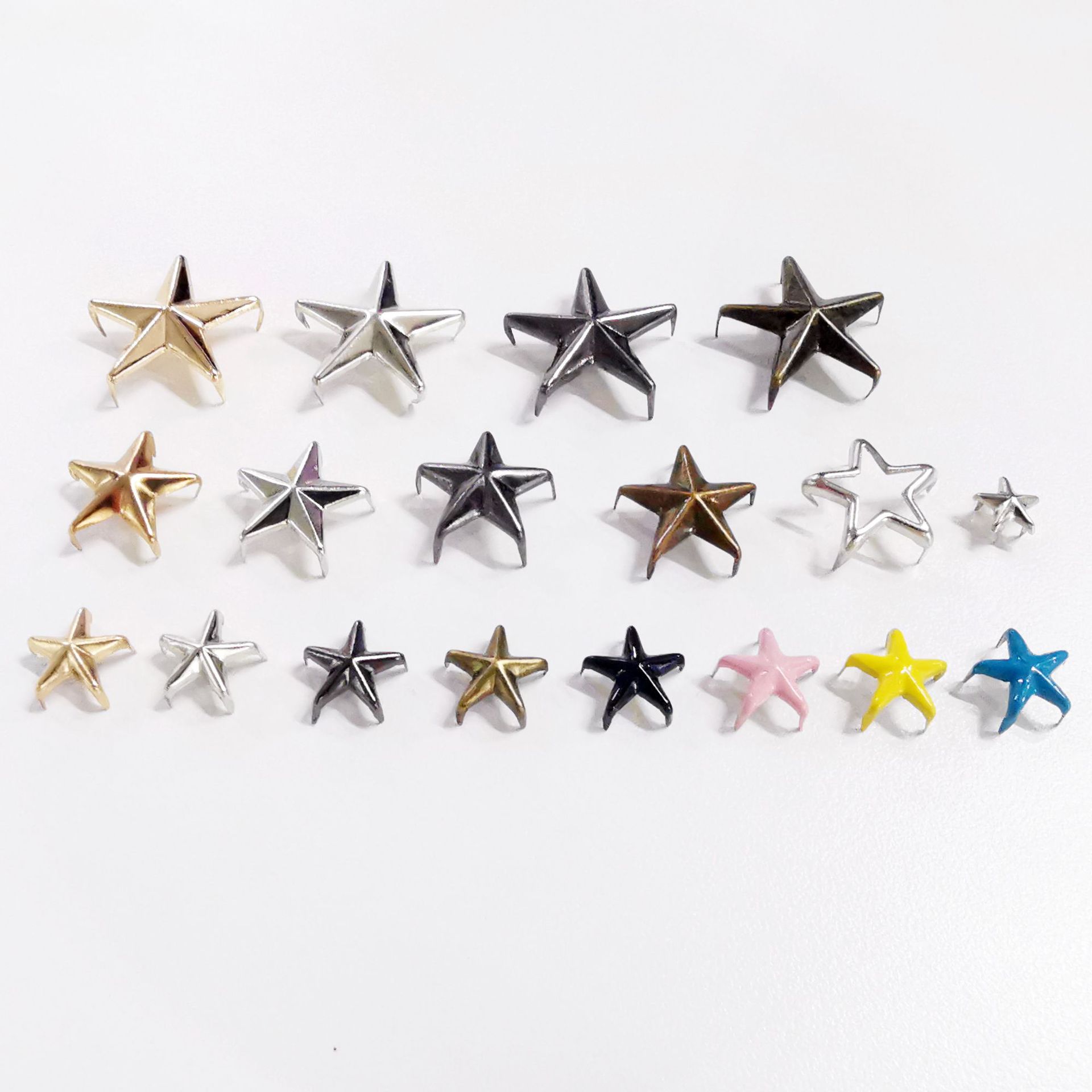 批发 五角星爪钉 DIY箱包鞋帽配饰配件 五金类配件 厂家批发