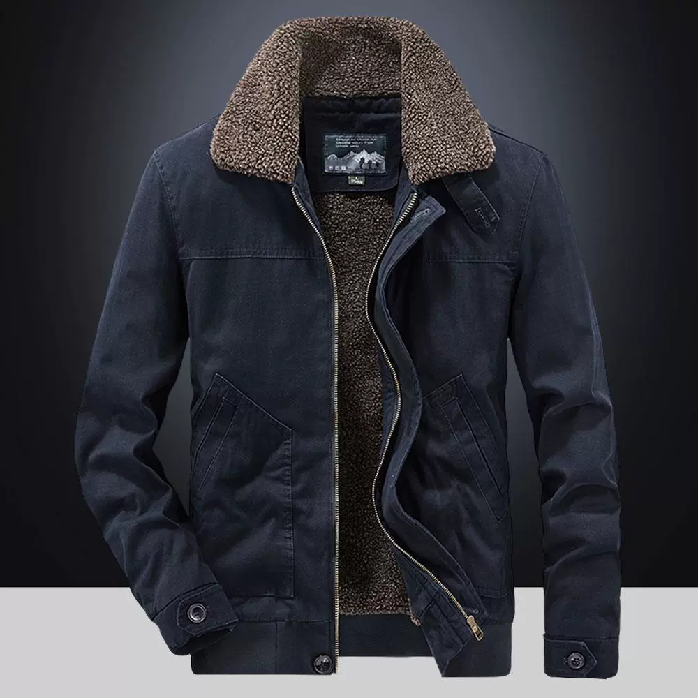 Winter warm velvet down jacket