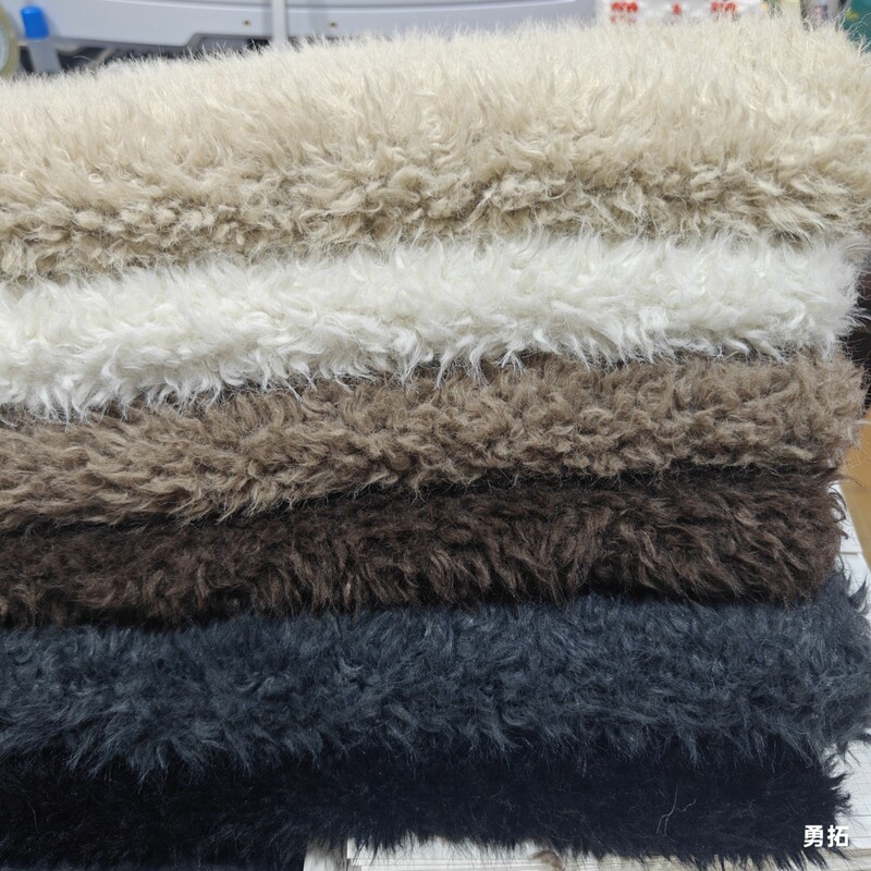 New Beach Wool Fabric, Antelope Rolls, Large Sheep Rolls, Rose Rolls, Long-Haired Toka, Clothing, Shoes and Hats, Handicrafts