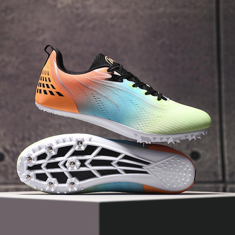 Zapatillas de Atletismo con Clavos TPU y Malla Antideslizante para Pista