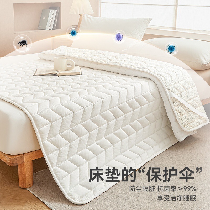 Cotton Mattress Cushion Household Bedroom Single Antibacterial Mattress Non-Slip Mattress Pure Cotton Thin Foldable Mat