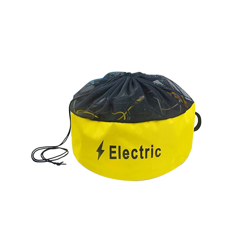 Bolsa de almacenamiento de manguera para RV transfronteriza, bolsa de almacenamiento de paquete de tuberías de alcantarillado, bolsa de malla plegable para almacenamiento de cables y alambres