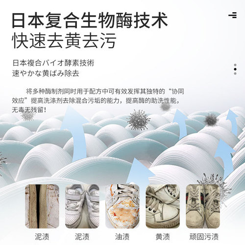 VML White Sneakers Polisher Mousse for Yellowing and Dirt Removal Foam Cleaner and Washing Agent 330ml Compact and Convenient Shoe Polisher