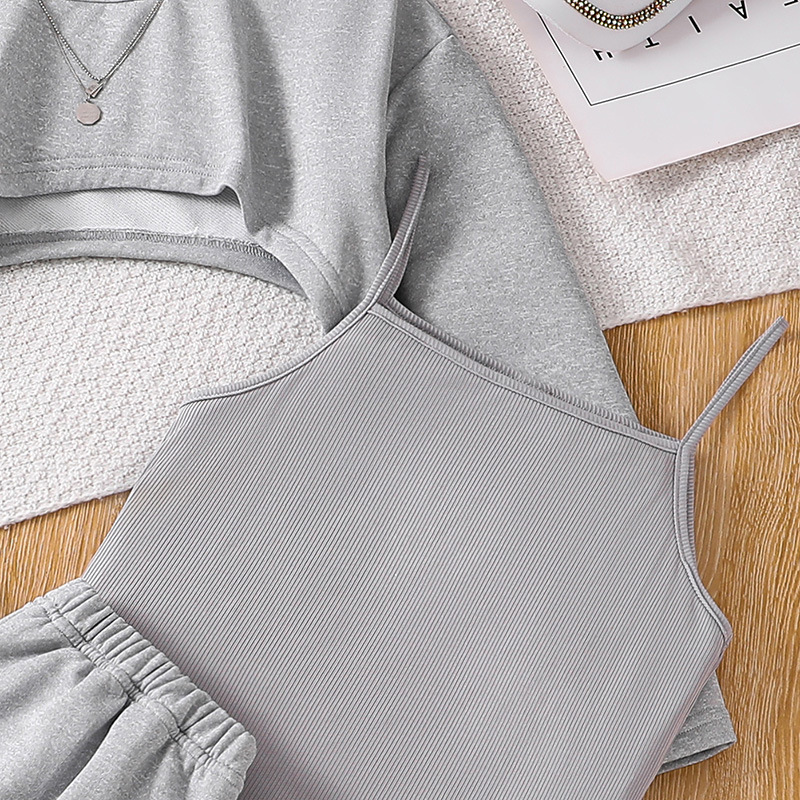 Women's Casual Suit With Long Sleeved Top And Pants Set_voghion.com