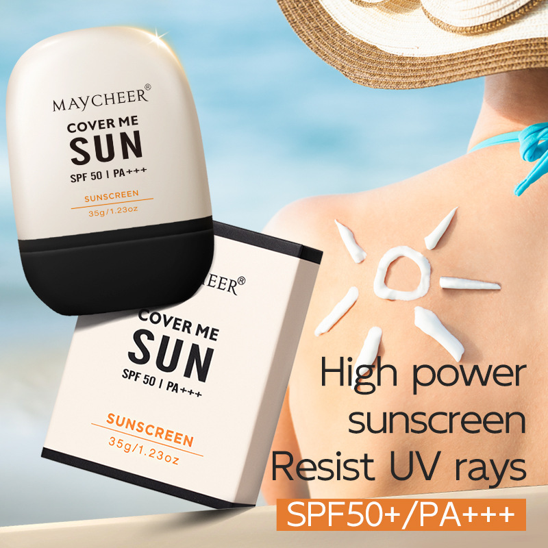 MAYCHEER sunscreen SPF50 PA moisturizing non-sticky isolation sunscreen cross-border foreign trade