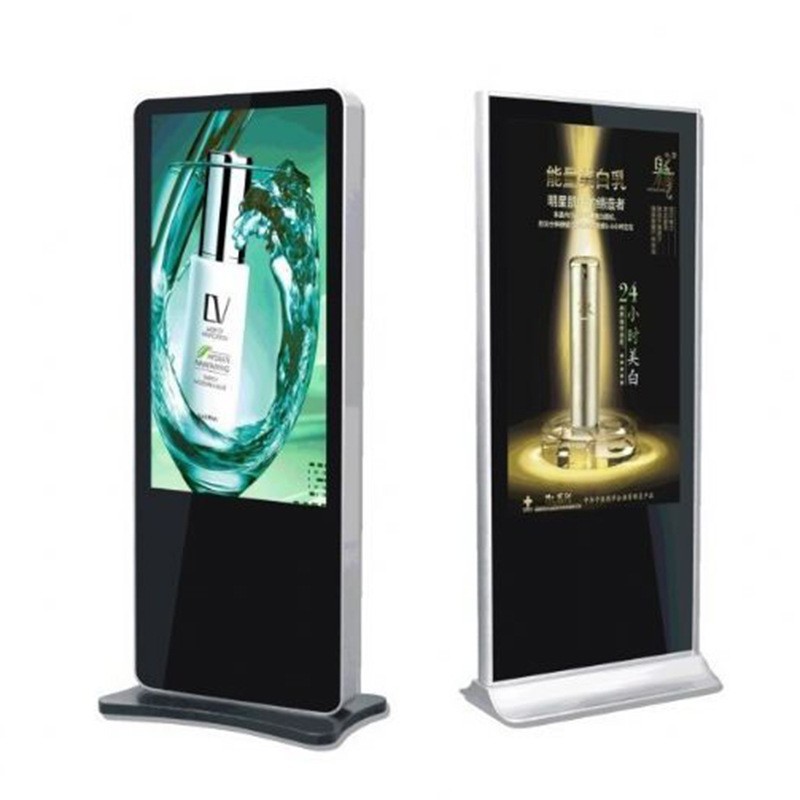 可循环播放智能分屏显示触控85寸4K落地立式广告机触摸屏远程控制