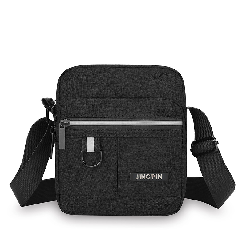 Mochila multibolsillo impermeable Oxford tela de hombro mochila casual multibolsillo unidireccional mochila pequeña