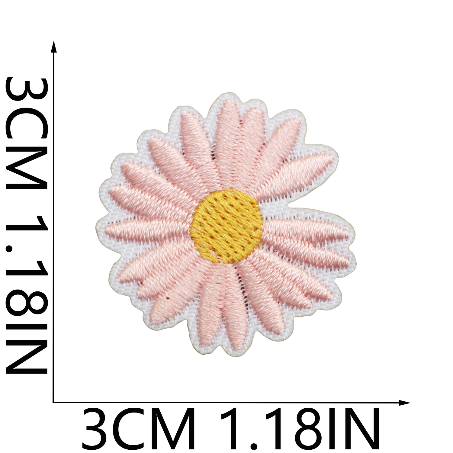 3g Weight Clothing Sticker Patches Classification 1 Piece, 1 Set Quantity Dacron thread Material Flower Pattern Casual, Elegant, Lady Style Embroidery Craft 1 Piece 1 Set Casual Elegant Lady Flower Dacron Thread Clothing Sticker Patches 2