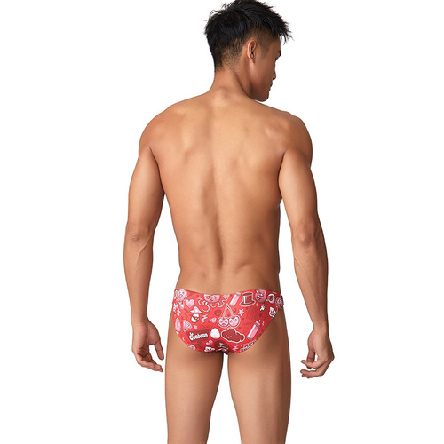 Seobean Triangle Men's Briefs New Arrival Printed Men's Underwear Explosive Comfort Briefs Factory Wholesale