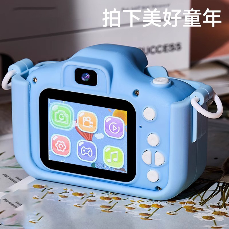 Camara de cachorro transfronteriza, cámara de niños, pantalla de alta definición dual, nuevo juguete de cámara de dibujos animados al aire libre