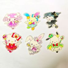 亚克力卡通贴片 儿童甜美动漫饰品发夹配件diy发夹发饰厂家批发