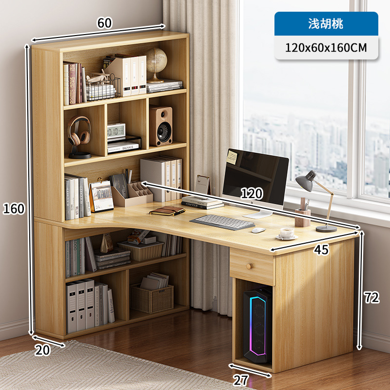 Escritorio de esquina escritorio tipo L escritorio escritorio dormitorio para chicas computadora梳妆台 maquillaje mesa integrada
