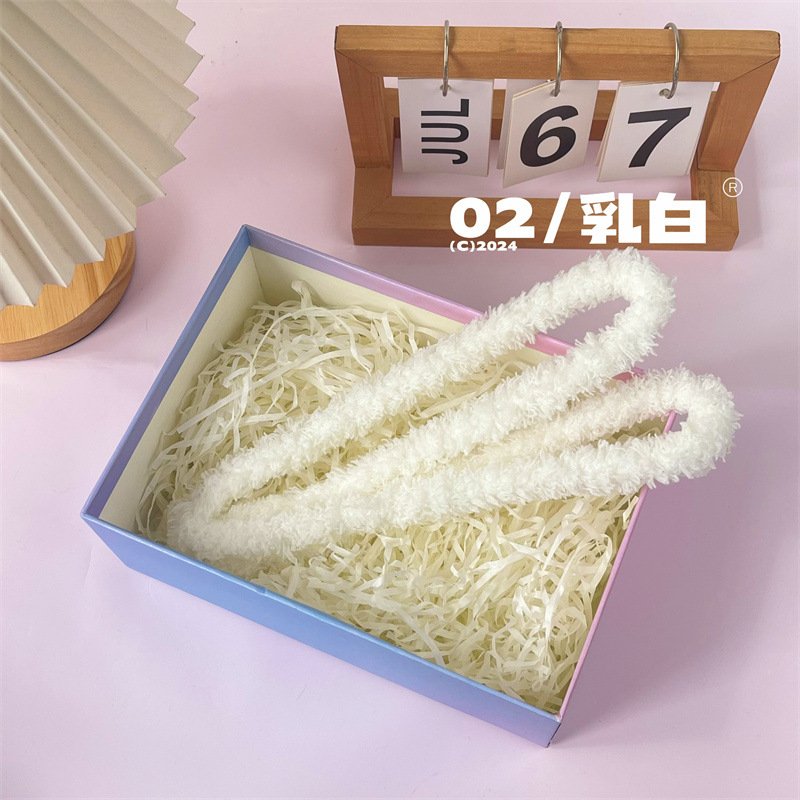 15mm扭扭棒小狗手工diy材料毛绒线毛条网红玩偶超密绒羊毛扭扭棒