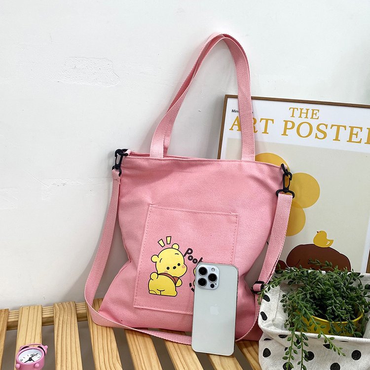 New high-appeartion-level hand-held tote bags are selling well, large-capacity single-shoulder crossbody bags, and wholesale canvas bags for junior and senior high school students undefined