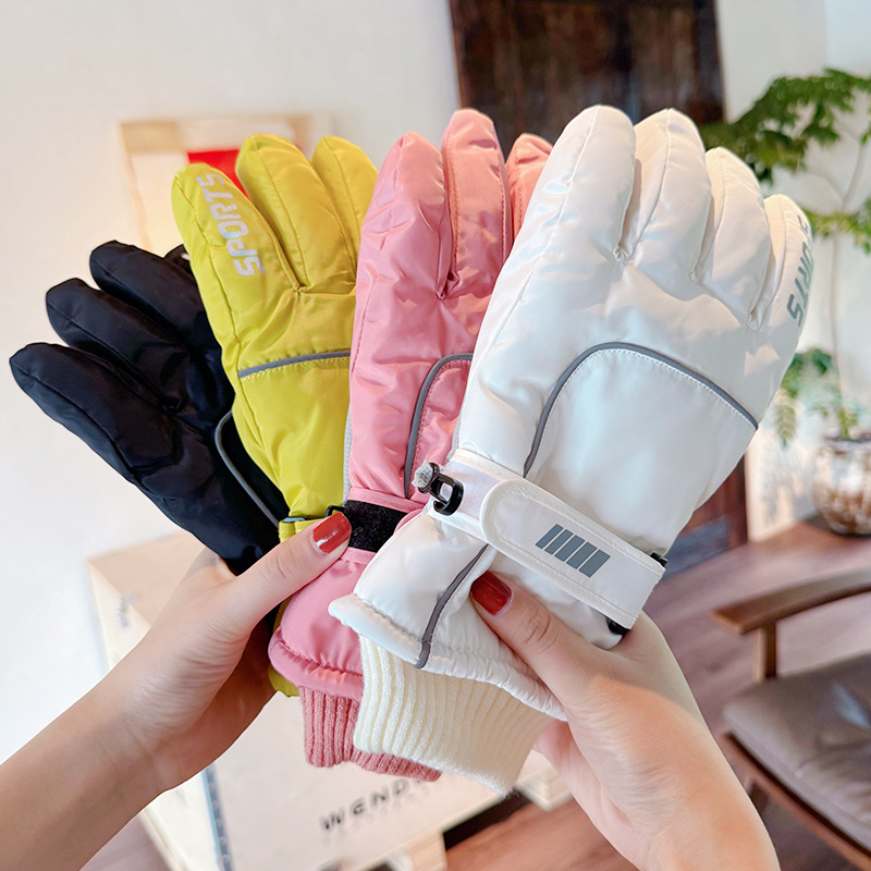 Guanti da sci da donna per ciclismo invernale, caldi touch screen, impermeabili, morbidi e spessi, da uomo, antivento e freddi, alpinismo all'aperto_voghion.com