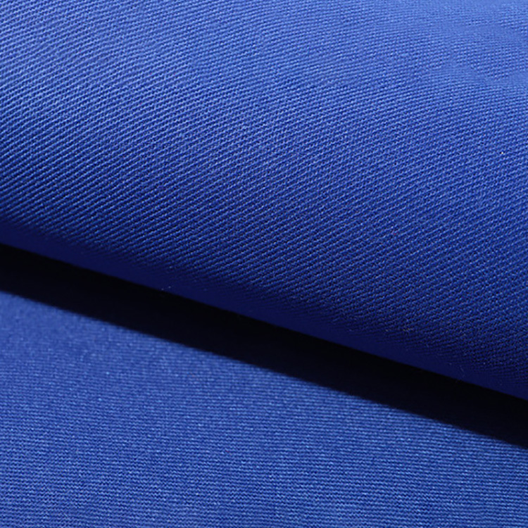 Nueva moda suave transpirable twill teñido 80 poliéster 20 tela de camisa de algodón