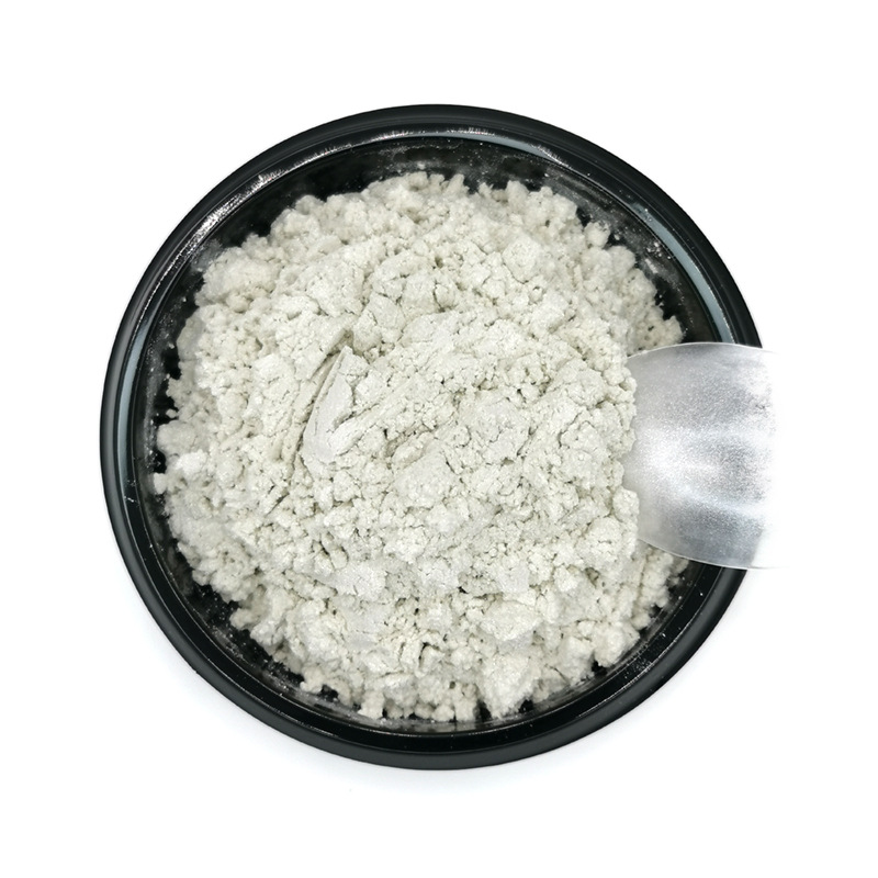 厂家供应白色珠光粉银白系列化妆品涂料印刷可用粉末银白系列粉体