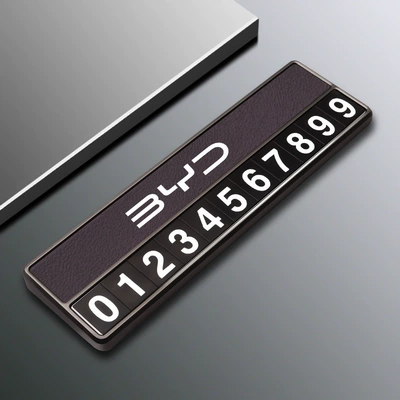 Dolphin Tang Move License Plate — Nömrəli dayanma kartı - byd-new-standard-d-style-parking-sign-purple-free-5-sets-of-number-plates