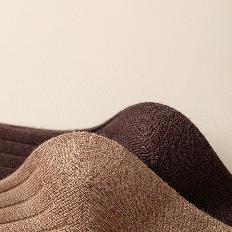 Calzini sopra il ginocchio in cashmere, calzini in pile da donna, autunnali e invernali, calzini lunghi, spessi e caldi, calzini alti invernali fino al ginocchio_voghion.com