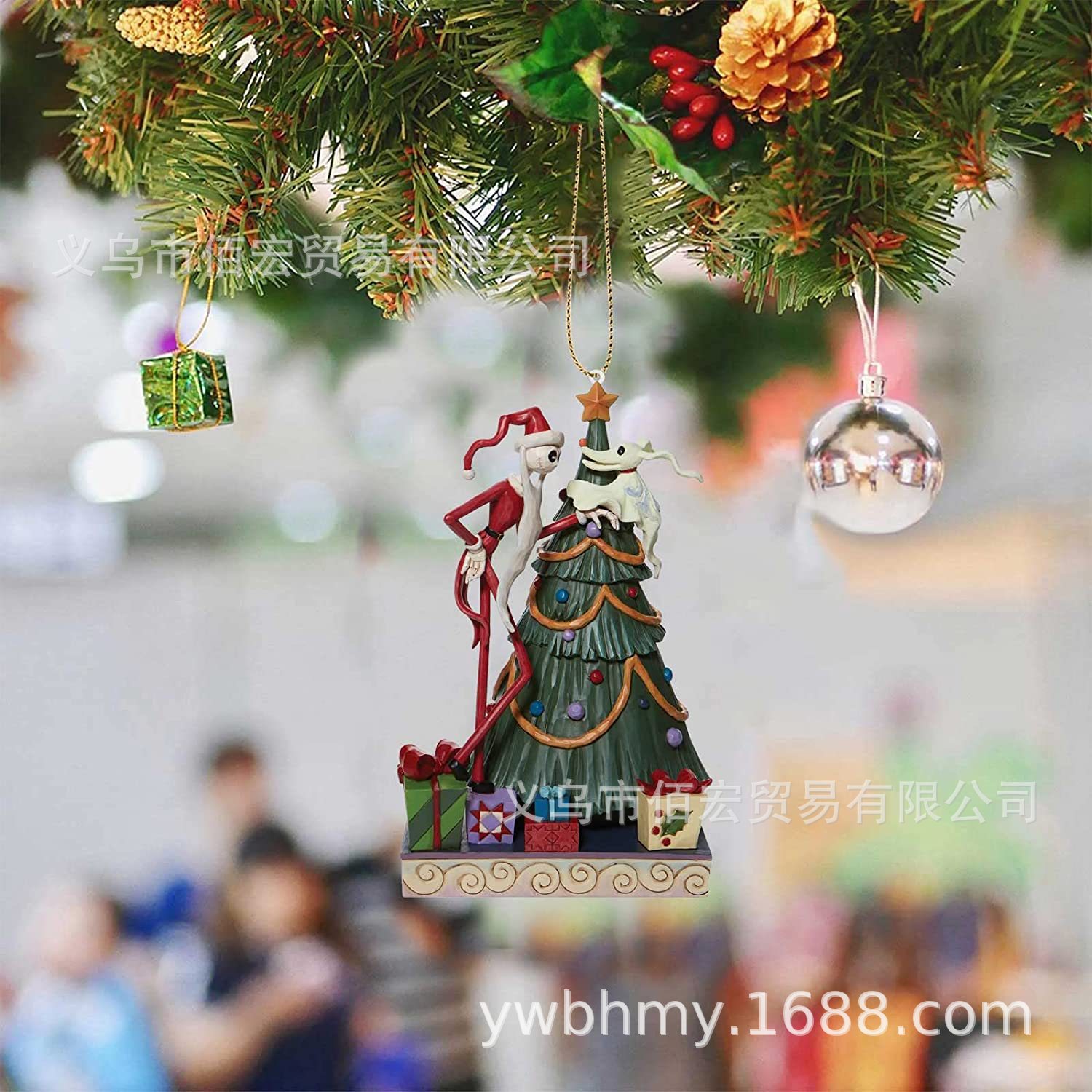 2022 nueva llegada divertido decoraciones de Navidad árbol de Navidad colgante decoración coche mochila colgante decoración del hogar