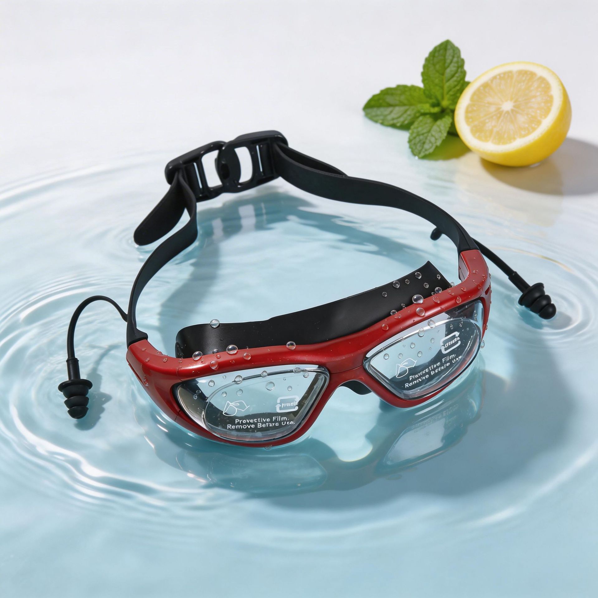 Gafas de Natación Profesionales para Adulto de PC, Antivaho, Impermeables y HD