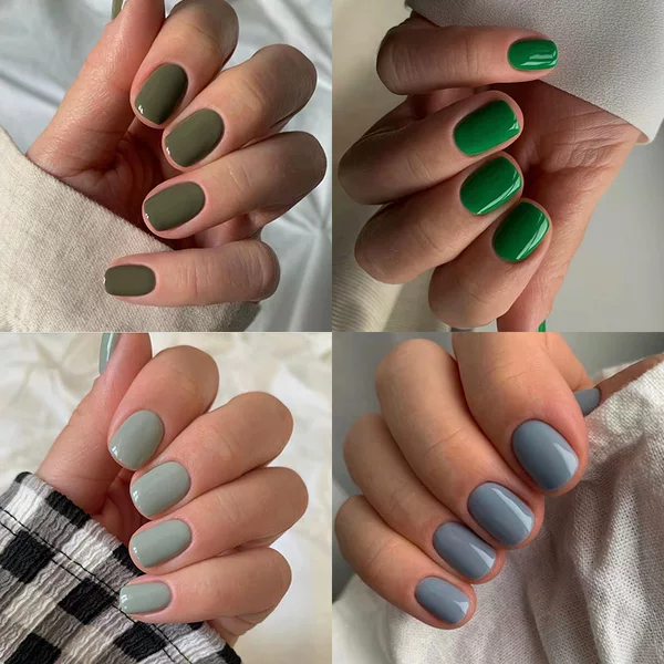 Short Style Solid Color Wearable Nail Tips Wholesale, Finished Nail Tips, Removable High-End Wearable Nail Products