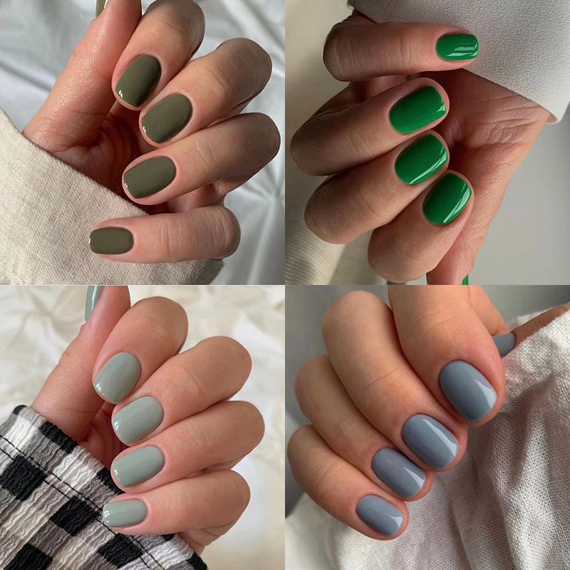 Wearable Short Solid Color Manicure Nails Wholesale Finished Manicure Nails Removable High-End Wearable Manicure Nails Wearable Short Solid Color Manicure Nails Wholesale Finished Manicure Nails Removable High-End Wearable Manicure Nails