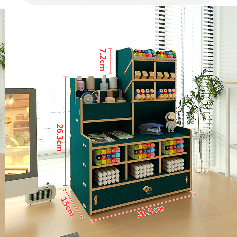 Talápices con múltiples rejillas, caja almacenamiento ma ra, papelería creativa diy, estante escritorio, oficina cajón