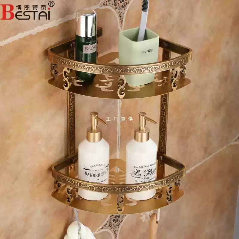 ✅ Вешалка для полотенец для ванной комнаты, европейская антикварная вешалка для хранения туалета, набор фурнитуры, подвесная вешалка для банных полотенец бесплатно