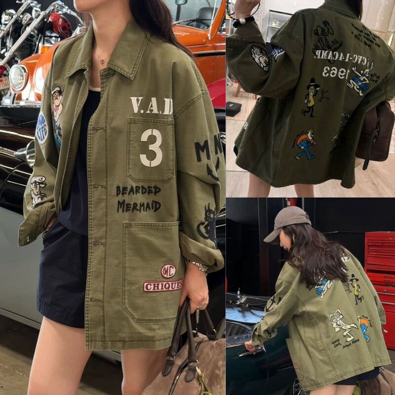 美式水手衬衫夹克秋季上新男士潮流复古时尚休闲百搭外套小众高级|undefined