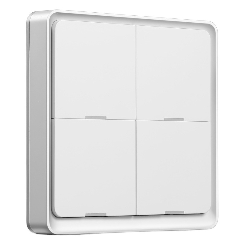 4-Key interruptor de escena inalámbrico libre pegatina graffiti interruptor inteligente remoto ZigBee escena panel de interruptor móvil