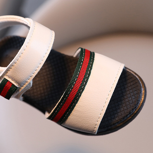 Dropshipping boys' sandals, soft-soled beach shoes, female infant sandals, 2024 summer new baby toddler shoes