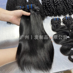 人毛ウィッグ、完全人毛ストレートヘアカーテンバンドル、人毛ウィッグメーカー、スポット外国貿易