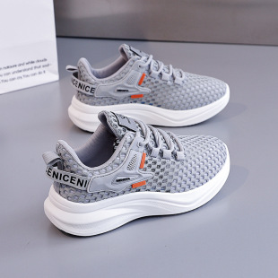 2025 Summer New Large Mesh Flying Weaver Women's Shoes All-match Fashionable sneaker Women's Soft Sole Breathable Mesh Shoes FZ6612