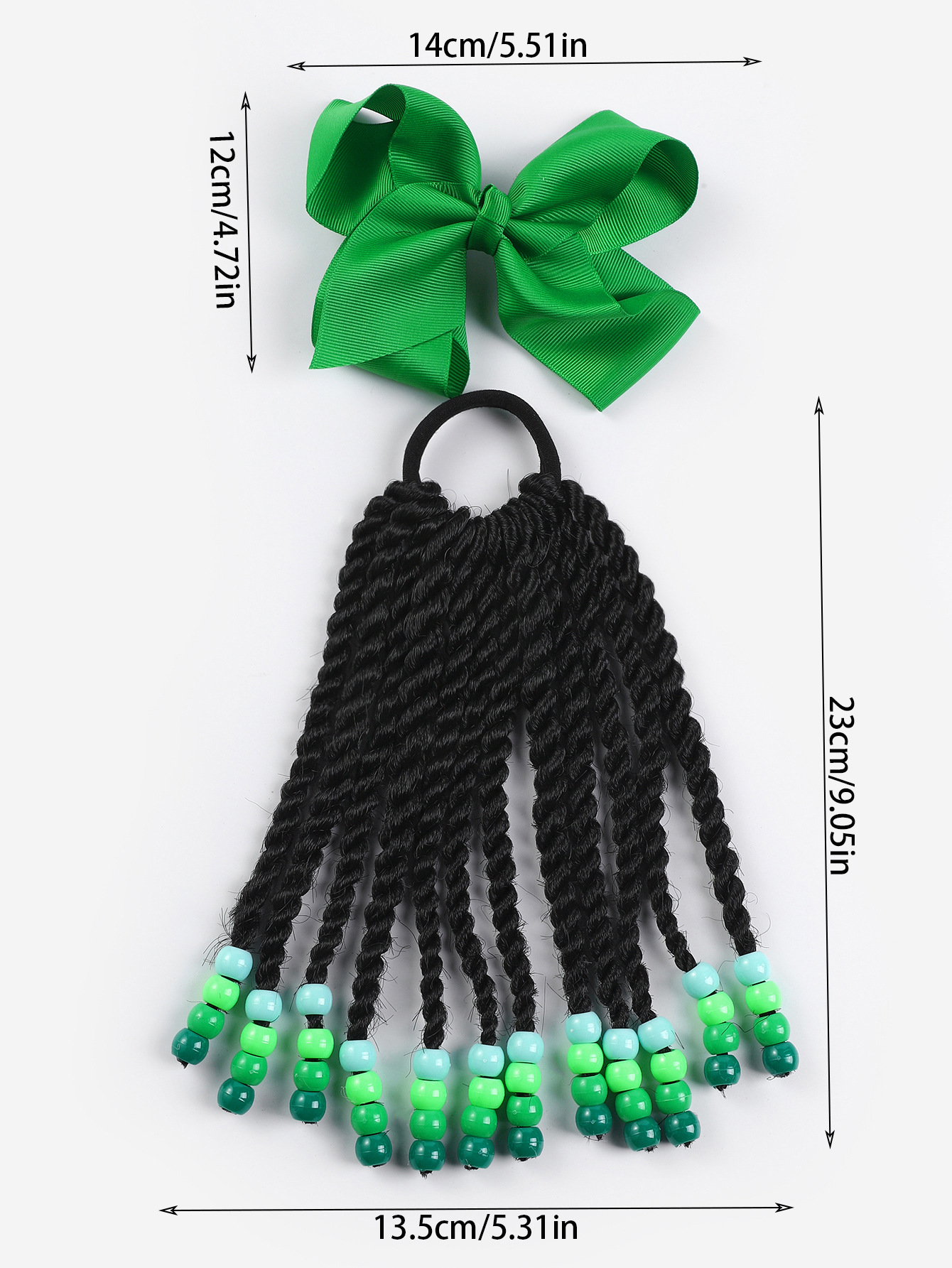 Nueva Amazon venta caliente para niños africanos pelucas de cola de caballo accesorios de pelucas negras para niños ponytail