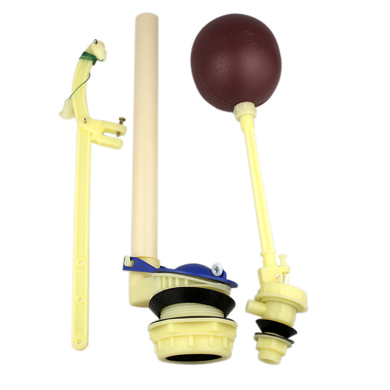 公厕蹲便器水箱配件 蹲便器配 塑料高水箱洁具 32/40/50手沐雨原