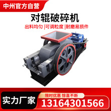 辊式粉碎机 2PG系列小型对辊破碎机 白云石矿渣破碎 煤矸石挤压机