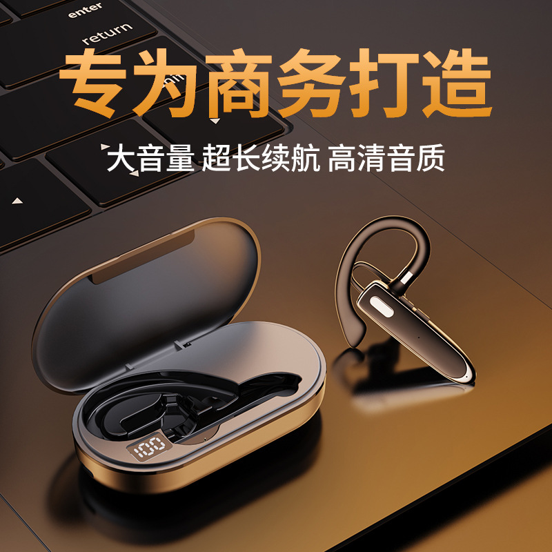 Cross-border Best-Selling Wireless Business Bluetooth Earbuds YYK-530 Takeout Business Single-Ear Qualcomm Call Noise Reduction In-Ear - 3