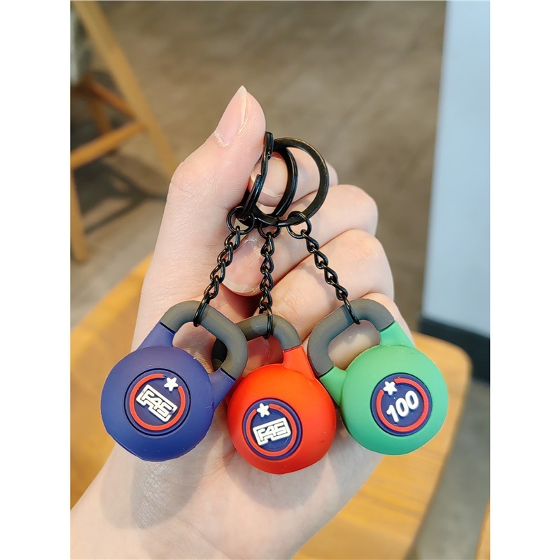 ケトルベルキーホルダーフィットネスクリエイティブスポーツバーベルダンベル絶妙なペンダント周辺バッグペンダントギフトカップルモデル|undefined