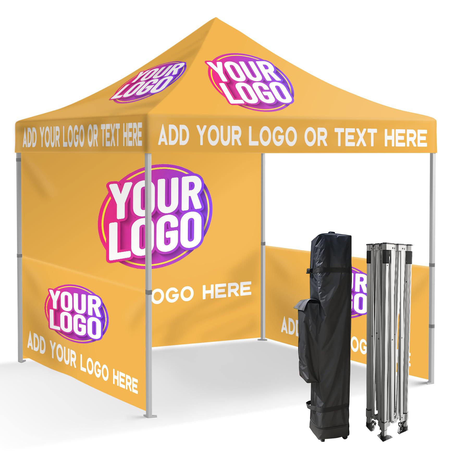 定制跨境广告帐篷折叠帐篷亚马逊外贸货源四角广告折叠展览单层帐