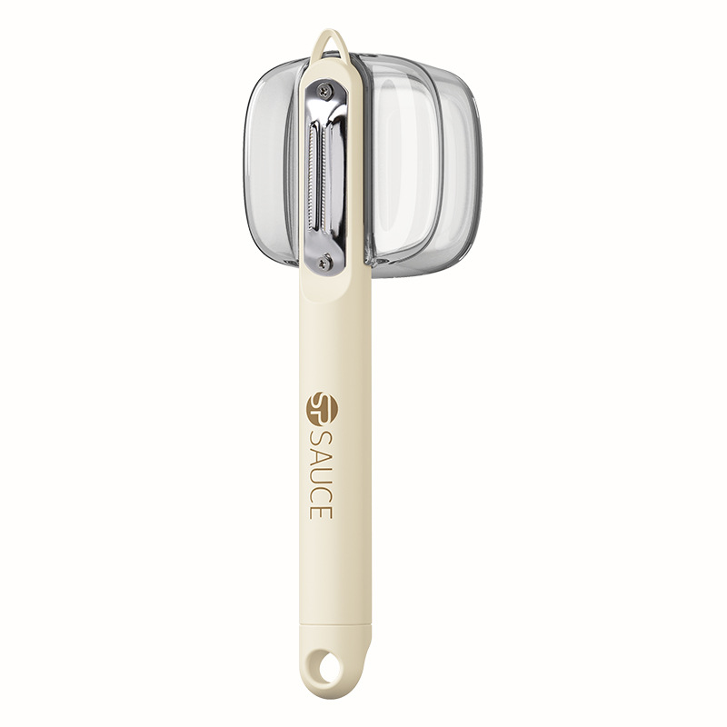 Cuchillo de peeling multifuncional doméstico tipo de almacenamiento de frutas de peeling máquina de afeitar especial para cocina cuchillo de afeitar image 5