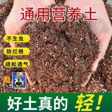 养花种菜通用营养土盆栽多肉种植土花卉泥炭土家用种菜蓬松营养土