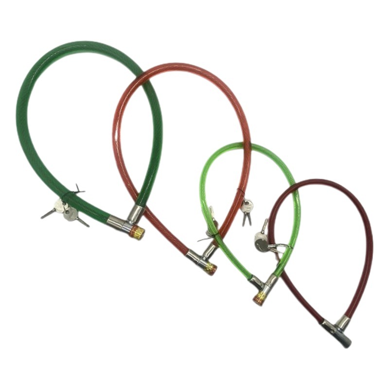 Cerradura atómica de la bicicleta cerradura de un solo anillo de bloqueo de la Cruz cilindro bicicleta de montaña batería eléctrica coche de Alambre de Bloqueo de bloqueo antirrobo Accesorios