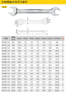 General Agent including tax wholesale Stanley fine polishing double open wrench 93-613-22/93-608-22