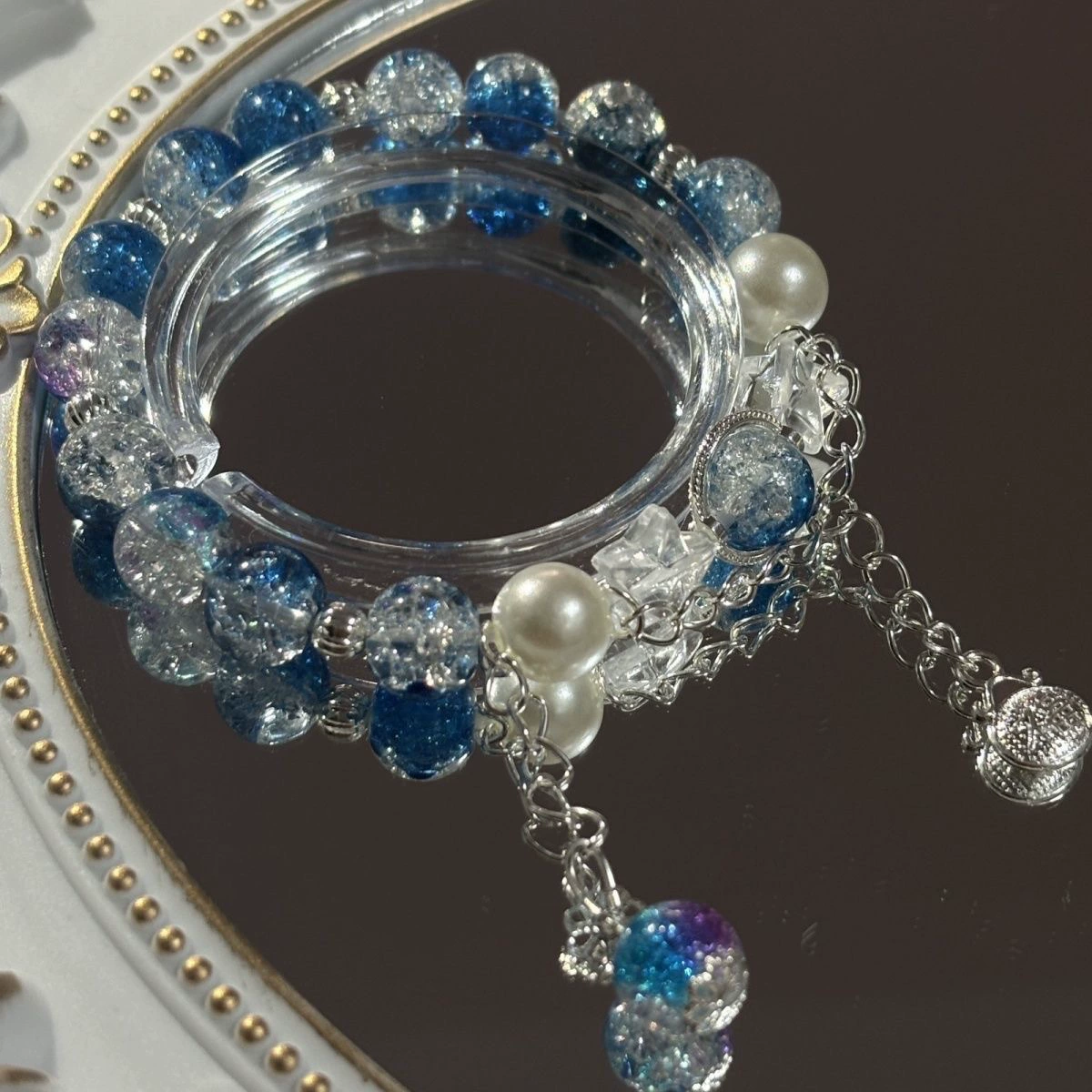 [Sea Wind Light Buddha] изысканный глазурованный браслет OC Impression Surrounding Bracelet Design Original Mori