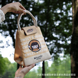 Японская водонепроницаемая сумка для ланча, термос, бизнес-ноутбук, сумка для еды, простой и элегантный дизайн, бизнес-версия