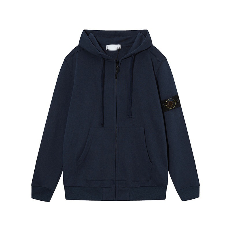 298 navy blue terry
