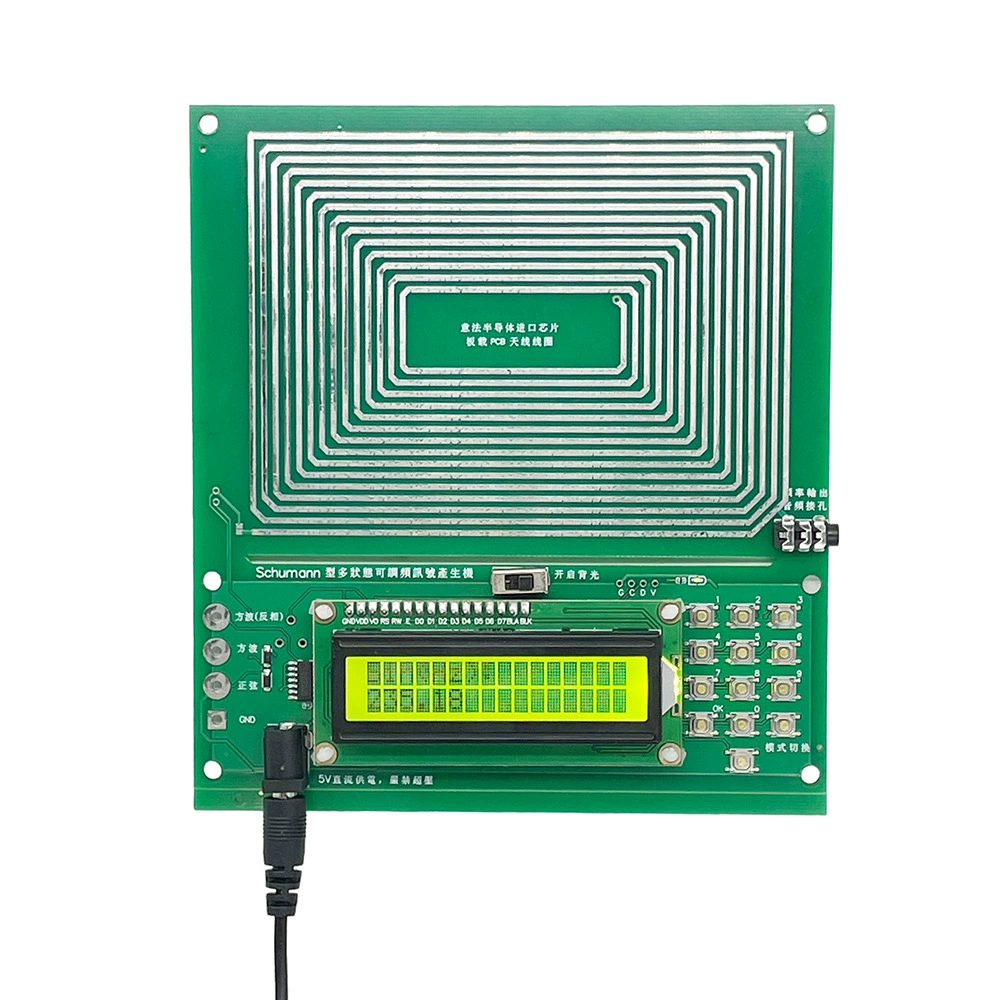 Генератор волн Шумана чистый синусоидальный генератор сигналов частотной модуляции 0,01 Гц ~ 100000 Гц частотная модуляция
