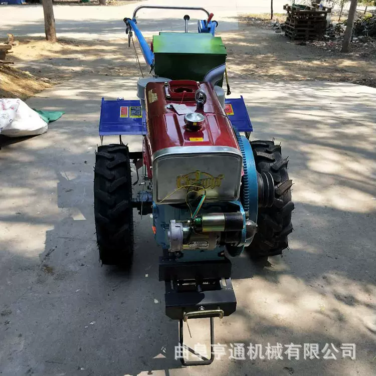 多用途手扶拖拉机农田旋耕起垄机硬土质圆盘犁地机151手扶拖拉机