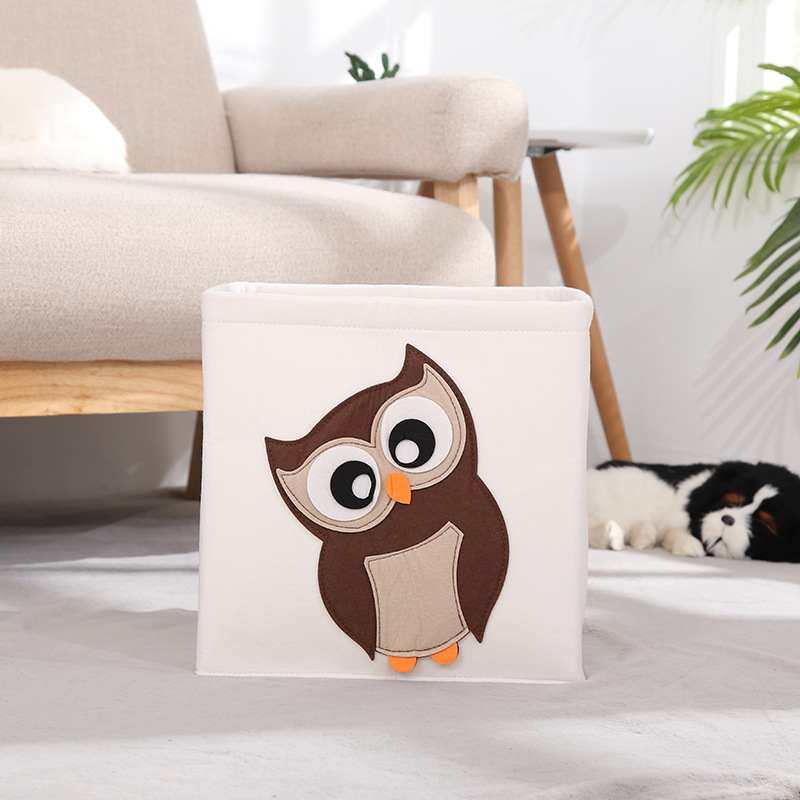 毛毡卡通手提收纳包 衣物杂物鞋子防尘旅行收纳袋 收纳盒厂家直供